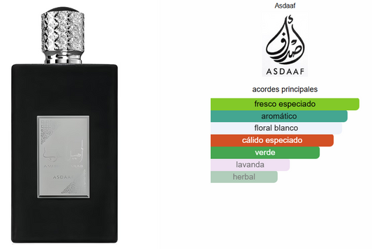 🌟 Ameerat Al Arab Asdaaf – Perfume Árabe para Hombre 100 ml | Fresco, Especiado y Aromático