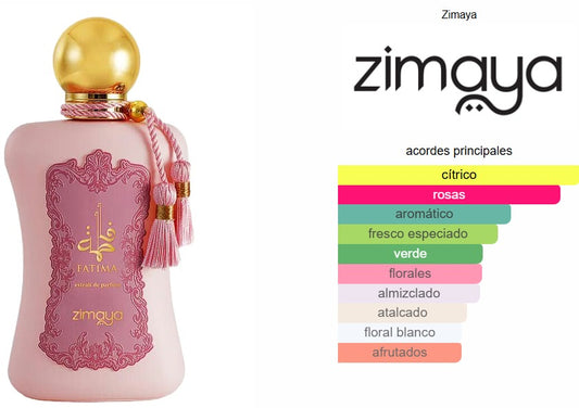🌸 Zimaya Fatima Velvet Love – Perfume Árabe para Mujer | 100 ml