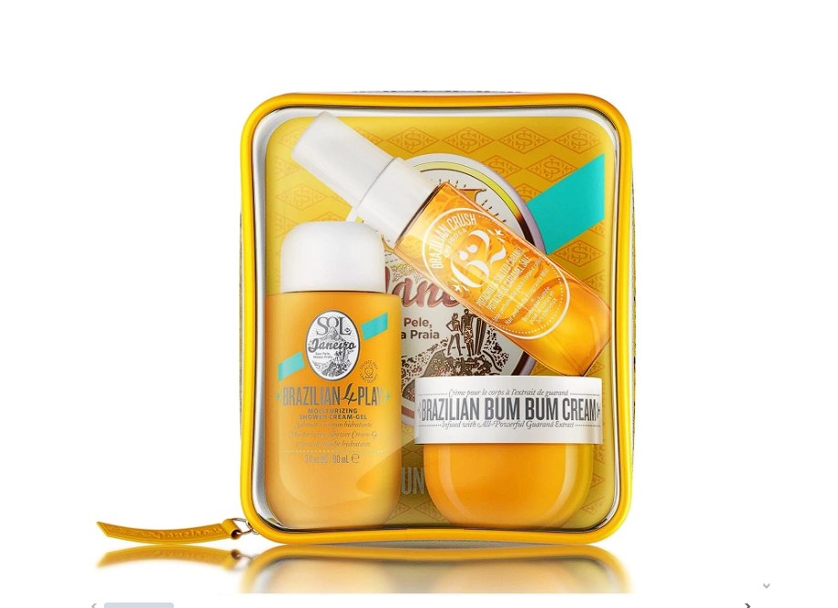 ✿ Sol de Janeiro – Set Bum Bum Cheirosa 62 (Body Wash + Body Cream + Perfume Mist) | Pistacho, Caramelo Salado y Coco
