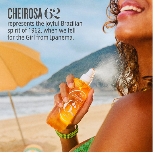 ✿ Sol de Janeiro – Cheirosa 62 Perfume Mist – 240mL| Pistacho, Caramelo Salado y Vainilla