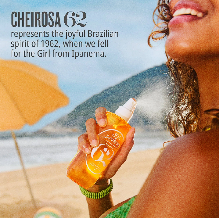 ✿ Sol de Janeiro – Cheirosa 62 Perfume Mist – 90 Ml | Pistacho, Caramelo Salado y Vainilla