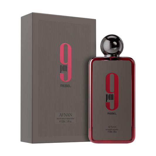 🌙 Afnan 9PM – Perfume Árabe para Hombre 100 ml | Avainillado, Ámbar y Especiado Cálido