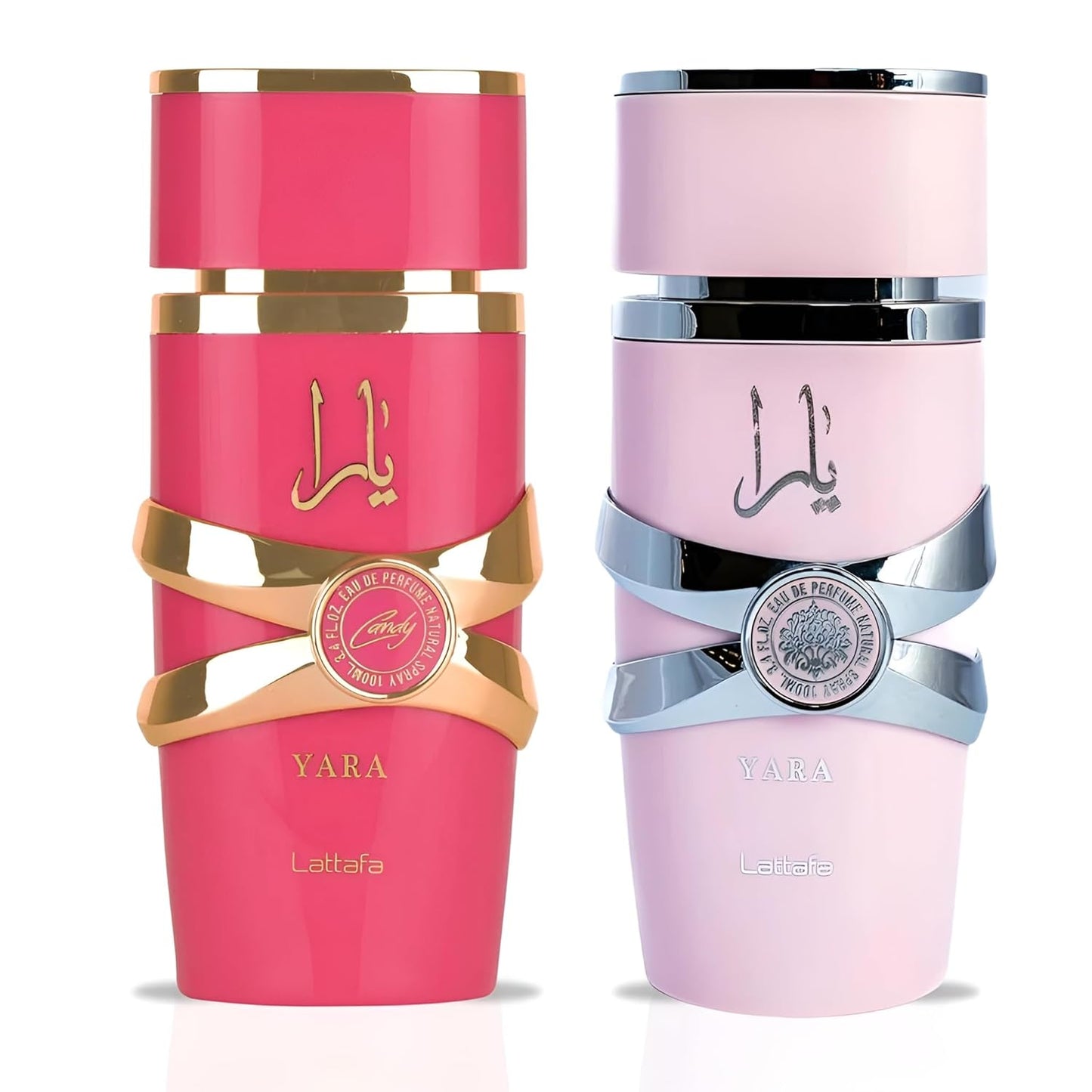 Set de Perfumes para Mujer | Edición Especial Lattafa (Yara Rosa & Yara Caramelo) 100 ml c/u