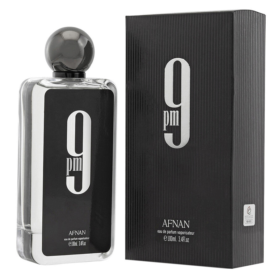 🌙 Afnan 9PM – Perfume Árabe para Hombre 100 ml | Avainillado, Ámbar y Especiado Cálido