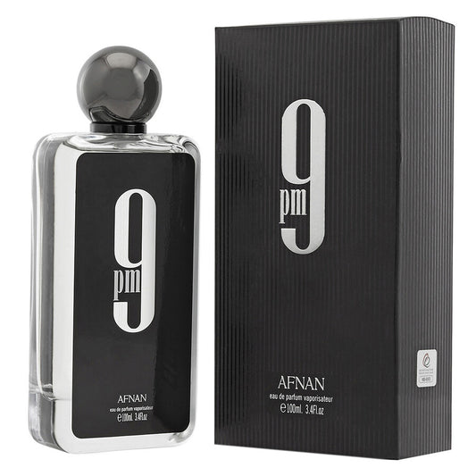 🌙 Afnan 9PM – Perfume Árabe para Hombre 100 ml | Avainillado, Ámbar y Especiado Cálido