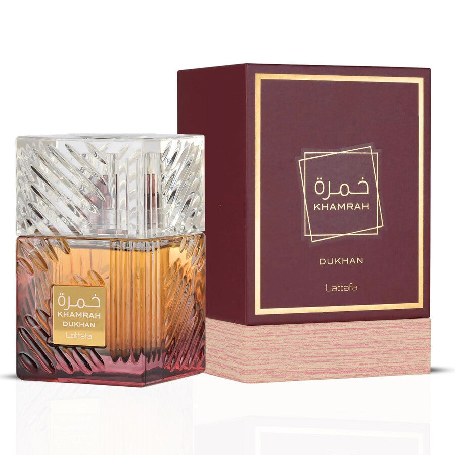 Khamrah Dukhan – Perfume para Hombre 100 ml | Ámbar, Cálido Especiado y Dulce