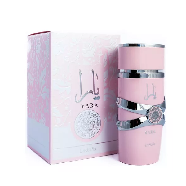 🌸 Yara Rosa Lattafa – Perfume Árabe para Mujer 100 ml | Dulce, Atalcado y Tropical