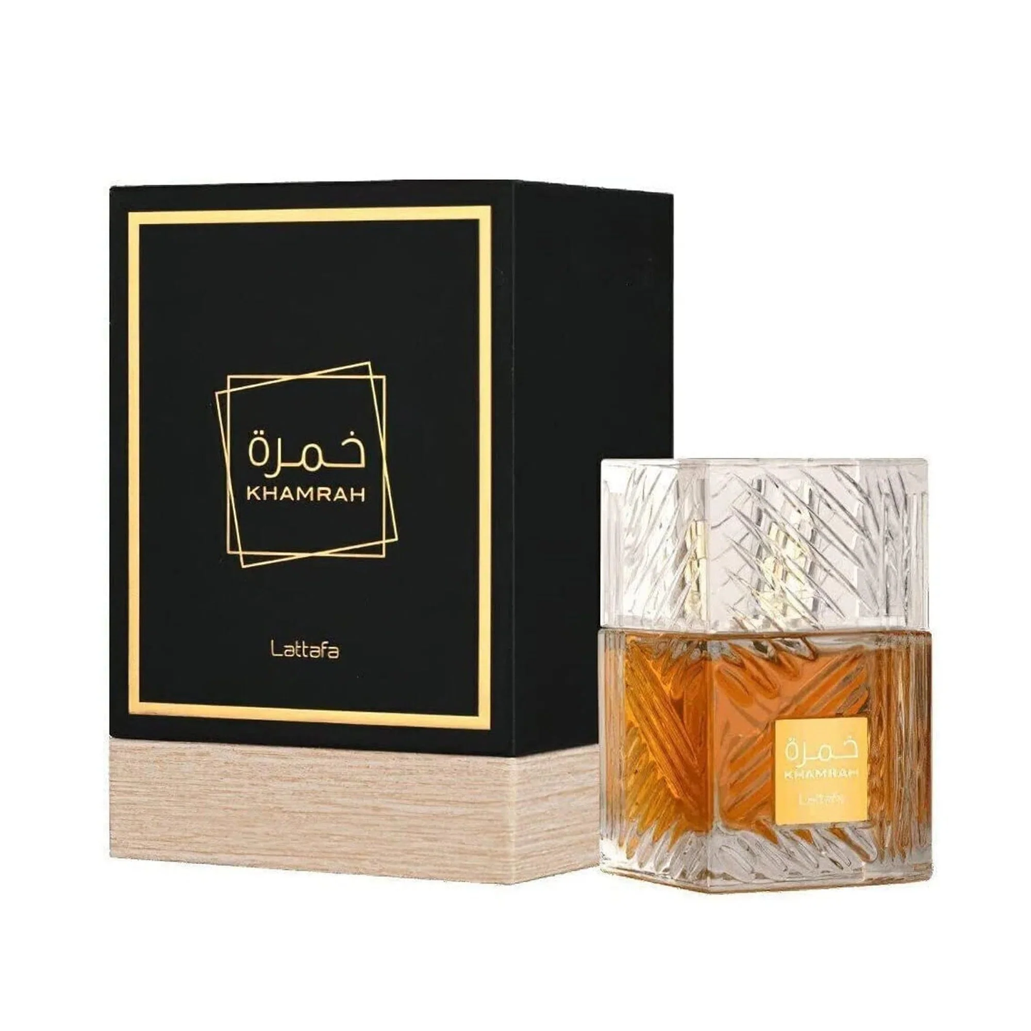 Lattafa Khamrah – Perfume Unisex 100 ml | Dulce, Cálido Especiado, Avainillado