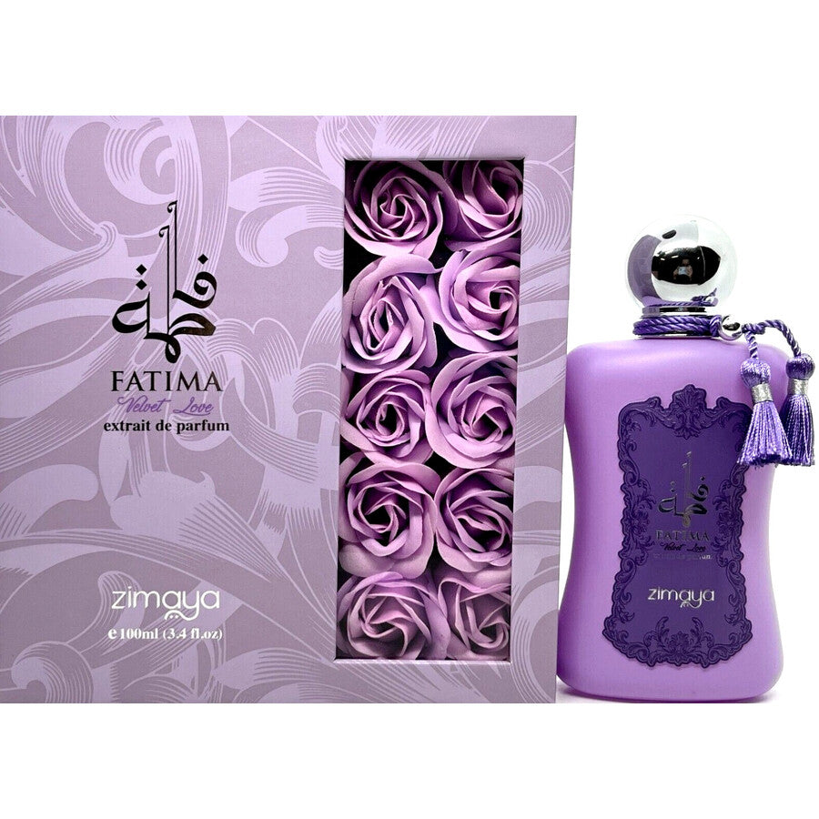 🌸 Zimaya Fatima Velvet Love – Perfume Árabe para Mujer | 100 ml